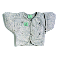 ergoPouch Butterfly Cardi Grey Marle 0-3M (000)