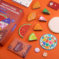 MierEdu MI Maths Brain - Yummy Food Fraction Board ME338