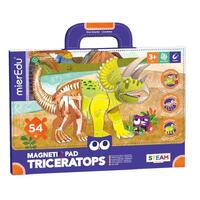 MierEdu Magnetic Pad Triceratops Puzzle ME0545