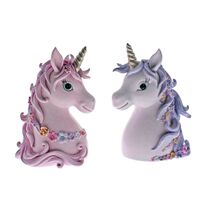 Cotton Candy Imports Unicorn Money Box Assorted Style Pink or Purple FV404