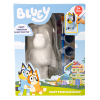 Bluey Paint Your Own Bluey Plaster inc paints and brush