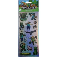 Minecraft 1 Holographic & 2 Fun Sticker Sheets 006596