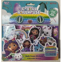 Gabby's Dollhouse Bath Foam Stickers 161589