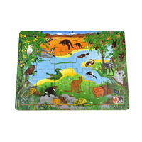 Australian Animal & Names Jigsaw Puzzle 24pcs PM208