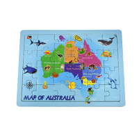 Australian Map Jigsaw Puzzle 24pcs PM209