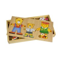 Kaper Kidz Dressing Bear Family Puzzle WT023