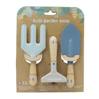 Kaper Kidz Calm & Breezy Kids Garden Tools 3pc - Blue NG23568
