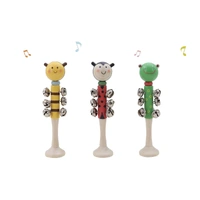 Kaper Kidz Wooden Insect Bell Stick with Base Assorted, One Supplied NG23937