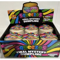 Squeezos Steam Bun 8.5cm Assorted; One Supplied SQZO-BUNGW