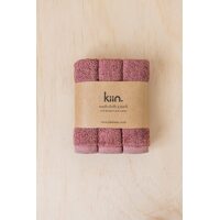 Kiin Baby Wash Cloth 3pk Heather