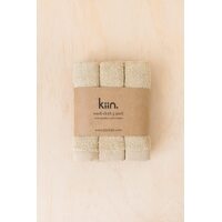 Kiin Baby Wash Cloth 3pk Oat