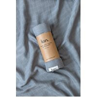 Kiin Organic Cotton + Bamboo Muslin Swaddle - Cloud