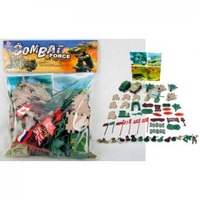 Combat Force Military Figures with Playmat & Accessories 55pcs AA500214