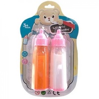 Lovely Baby Doll Drink Bottle 2pk Milk & Juice AA500283