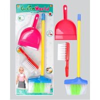 Green World Broom, Brush & Pan Cleaning Set AA500631