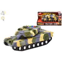 Military Fighting 26cm Friction Light & Sound Tank Colours Vary; One Supplied AA500766