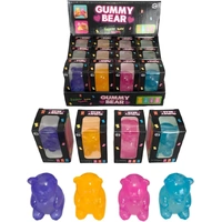 Squishy Gummy Bear 8cm Assorted; One Supplied AA501191