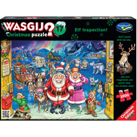 WASGIJ? 17 Christmas 1000pc Puzzle Elf Inspection! HOL77509