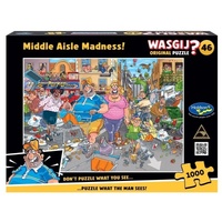 WASGIJ? #46 Original Middle Aisle Madness! 1000pc Puzzle HOL77849