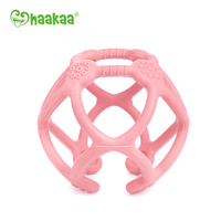 Haakaa Silicone Teething Ball Pink 017 **