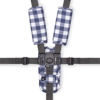 Outlook Baby Harness 3pc Cover Set - Bluestone Gingham