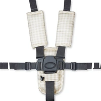 Outlook Baby Harness 3pc Cover Set - Wheat Gingham