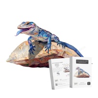 Puzzle Art Blue Tongue Lizard Wooden Puzzle A5 P0720S