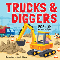 Trucks & Diggers - Pop-Up Book