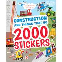 Lake Press 2000 Stickers - Construction & Things that Go 3796
