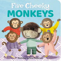 Finger Puppet Book - Five Cheeky Monkeys