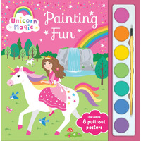Lake Press Unicorn Magic - Painting Fun Book 3428