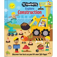 FunFacts Lift the Flap Board Book - Explore Construction 3725