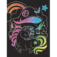 Lake Press Unicorn Scratch Art Book 4258