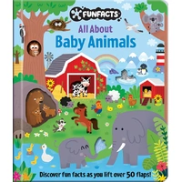 FunFacts Lift the Flap Board Book - All About Baby Animals 7953