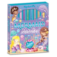 Lake Press Markerific Activity Folder - Mermaid Metallics 8348