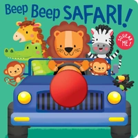 Squeak Me! Board Book - Beep Beep Safari! 0082