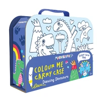 Markerific Jr. Colour Me Carry Case - Dancing Dinosaurs