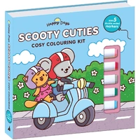 Happy Days - Scooty Cuties Cosy Colouring Kit 8149
