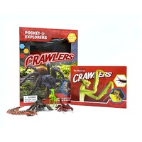 Crawlers Pocket Explorers Book Inc 4 Figurines + Book