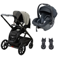 Valco Baby Ark Stroller Cloud + Britax B-Pod Capsule Travel System