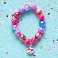 Sweet As Sugar Beaded Bracelet - Mini Clam Shell B02