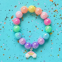 Sweet As Sugar Beaded Bracelet - Rainbow Princess B06