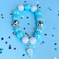 Sweet As Sugar Beaded Bracelet - Blue Princess BB02