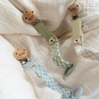 BIBS Pacifier Clip Assorted Braid Designs