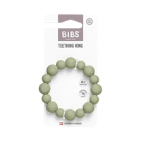 BIBS Teething Ring Beaded Assorted Colours, One Supplied