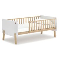 Boori Natty Bedside Bed - Barley White/Almond