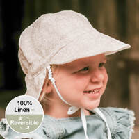 Bedhead Hats Heritage Lounger Baby Reversible Flap Sun Hat