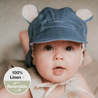 Bedhead Heritage Roamer Baby Reversible Teddy Flap Sun Hat Assorted Styles