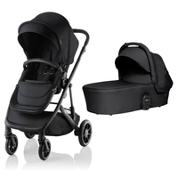 Britax Mini Stroller Raven Black with Bassinet