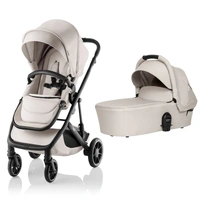 Britax Mini Stroller Dune Taupe with Bassinet